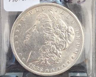 1883-O Morgan Dollar, MS65, Silver