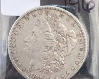 1882 Morgan Dollar, Silver