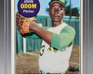 1969 Topps John Odom Card