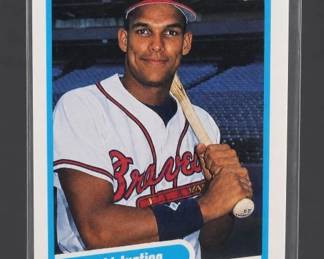 1990 Fleer David Justice Card
