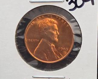 1945 Lincoln Wheat Cent