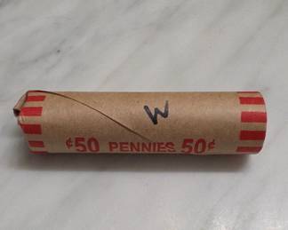 Qty 50 wheat cents mixed