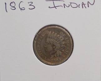 1863 Indian Head Cent