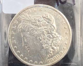 1880-O Morgan Dollar, Silver
