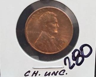 1945-S Lincoln Wheat Cent