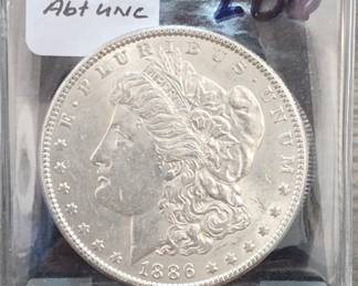 1886 Morgan Dollar, Silver