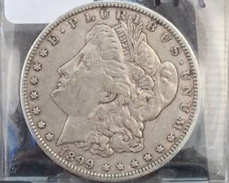 1899-O Morgan Dollar, Silver
