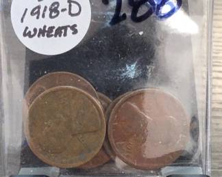1918-D Lincoln Wheat Cent Group