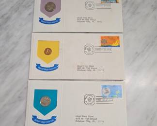 1973 British Virgin Islands Coin First-Day Covers
