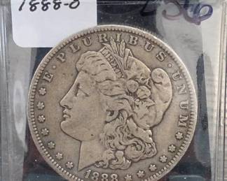 1888-O Morgan Dollar, Silver