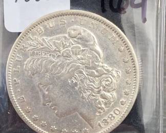 1880 Morgan Dollar, Silver