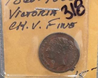 19th C Victoria / Jeton Gaming Token