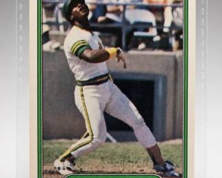 1981 Fleer Rickey Henderson Card