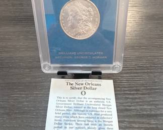 1884-O Morgan Dollar, MS63+, Silver