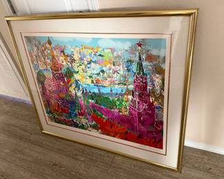LeRoy Neiman "Red Square Panorama" Limited Serigraph