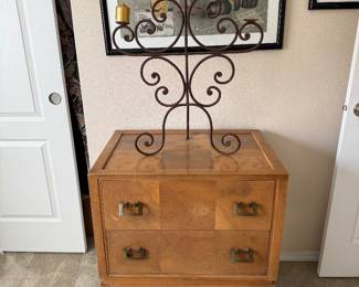 Mid-Century Modern campaign-style chest, "Artefacts" Collection by Henderson, circa 1970