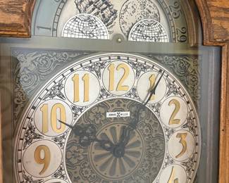 Grandfather clock, solid oak
