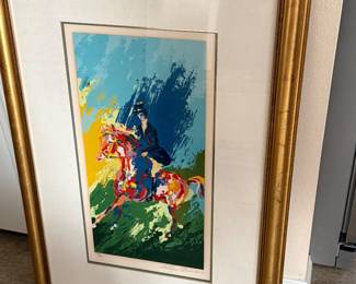 The Equestrian by Leroy Neiman Framed Serigraph