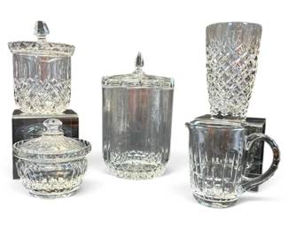 Lidded Crystal Candy Dishes More