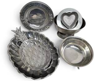 Pewter Bowls, Dishes More