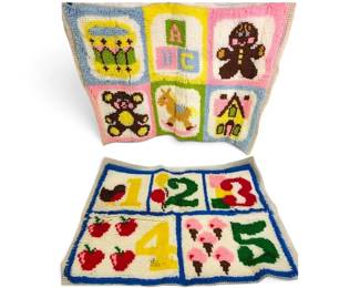 Pastel Nursery Latch Hook Rugs