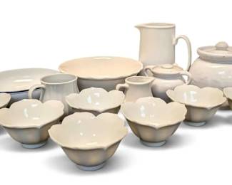 White Bowls, Cups, Pots More