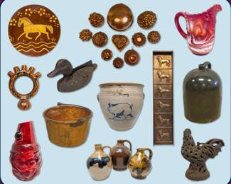 Copper, Stoneware Crocks, & Ceramics | PICKUP: Wednesday, September 16th in Centerville, OH