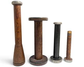 Large Wooden Bobbin Spools