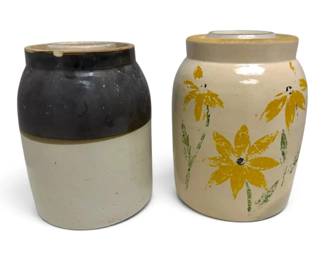 Two Crocks Floral TwoTone