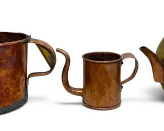 Three Copper Kettles