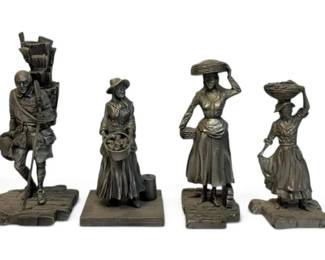 Pewter Franklin Mint Peddlers