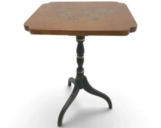 Hitchcock Small Wooden Side Table