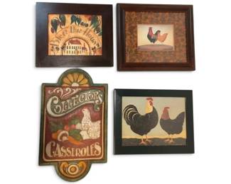 Rooster Chicken Wall Art