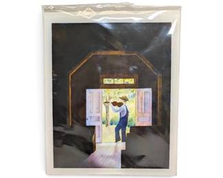 New Fiddler In Cove Print By Deborah Cain