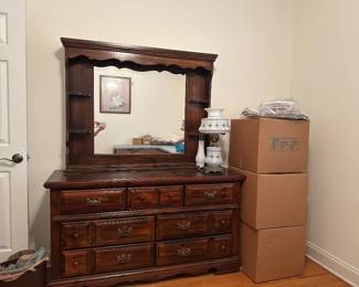 Mid century dresser with mirror
