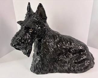 161 largeceramicscottishterrierdogsculp