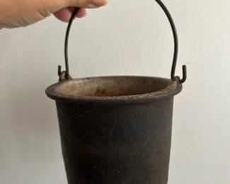 401 smallvintagecastironcauldronstylep