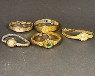 347 sixvintageladieswristwatchesbulovas