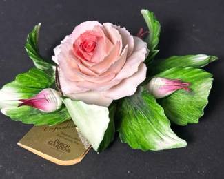 188 capodimonteitalianstyleporcelainrose