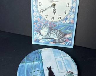 409 catscatmotifwallclockanditalianpl