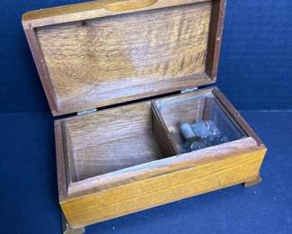 311 woodenwindupmusicboxwithglassview