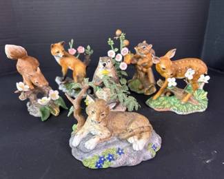 154 lenoxwoodlandanimalfigurineswithwil