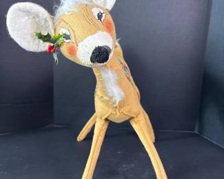 153 vintagestylehandmadefabricreindeerc