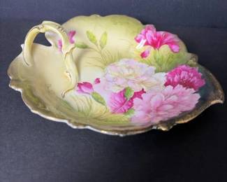 128 handpaintedfloralporcelainberrybowl