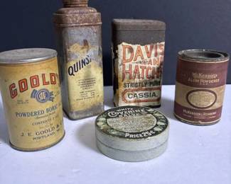 339 assortedvintagetinsptin