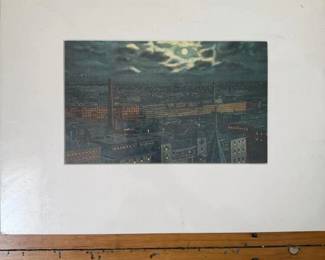 350 nightviewofafactoryprint
