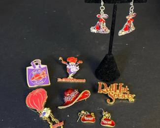 206 redhatsocietyenamelpinsandearrings