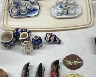  Pottery, China, Glassware, Lacquerware from Portugal, China, Japan, and More!