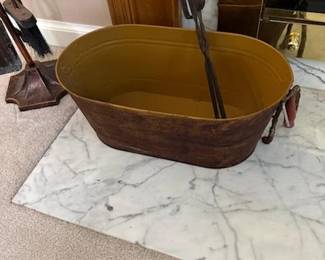 Antique Copper Tub, etc