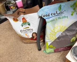 Hundreds of Prepper Foods and Supplies including 12 Gallon Buckets all labled. Fabulous Find!